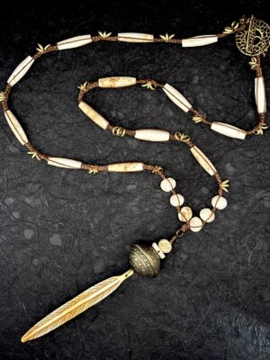 Wayfinder Feather Necklace Feminine by Nature