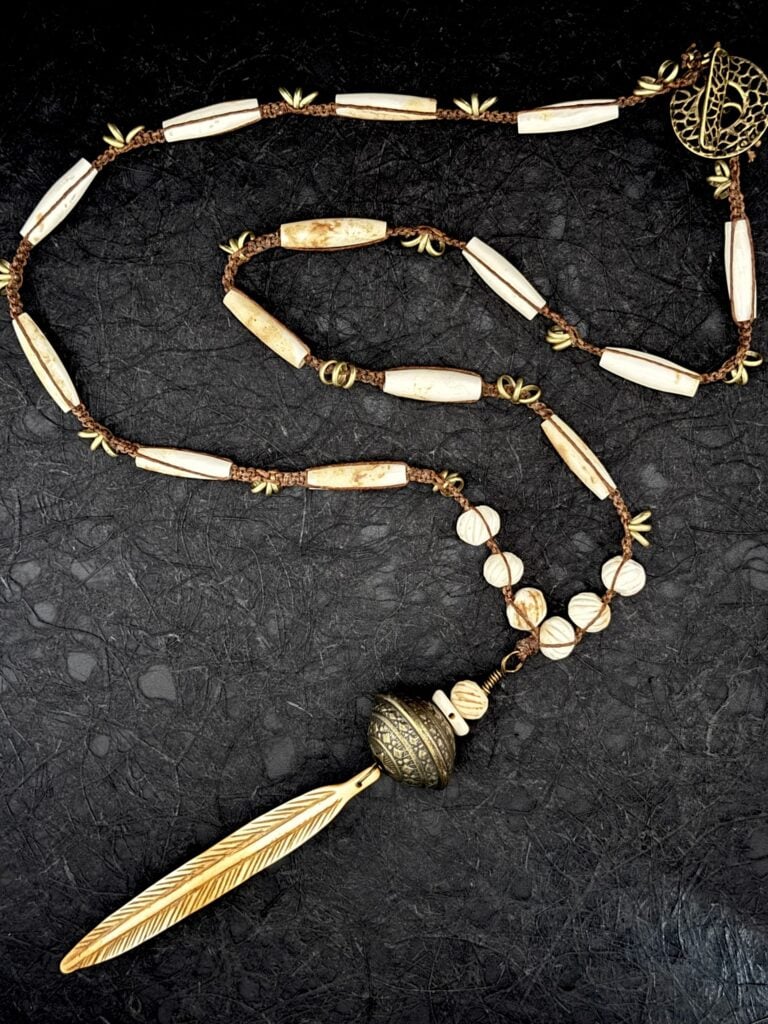 Wayfinder Feather Necklace Feminine by Nature